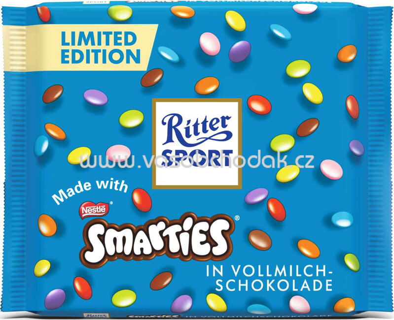 Ritter Sport Smarties Vollmilch Schokolade, 100g