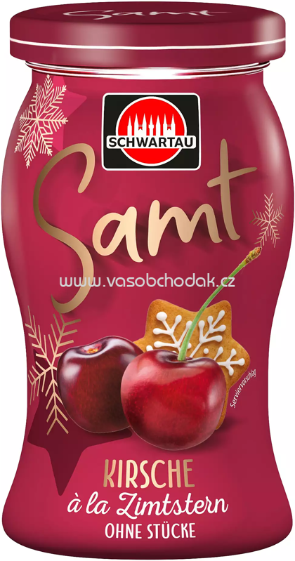 Schwartau Samt Winter Konfitüre Kirsche à la Zimtstern, 270g Schwartau Samt Winter Konfitüre Kirsche à la Zimtstern, 270g