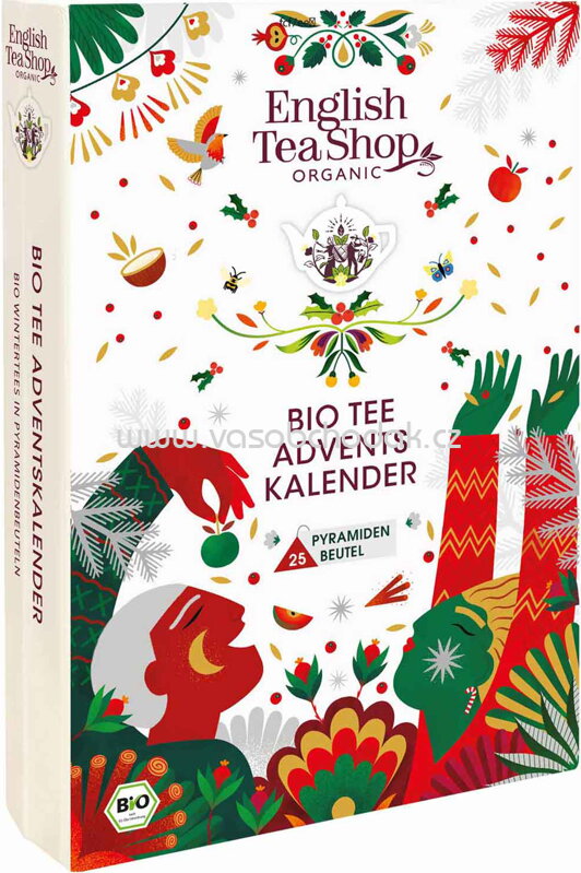English Tea Shop Bio Tee-Buch Adventskalender, 52g