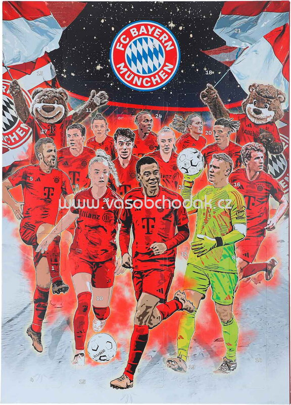 Hachez FC Bayern München Adventskalender, 180g