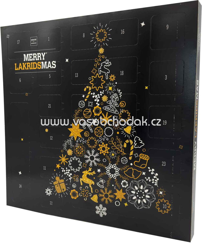 House of Denmark Merry Lakridsmas Adventskalender, 230g