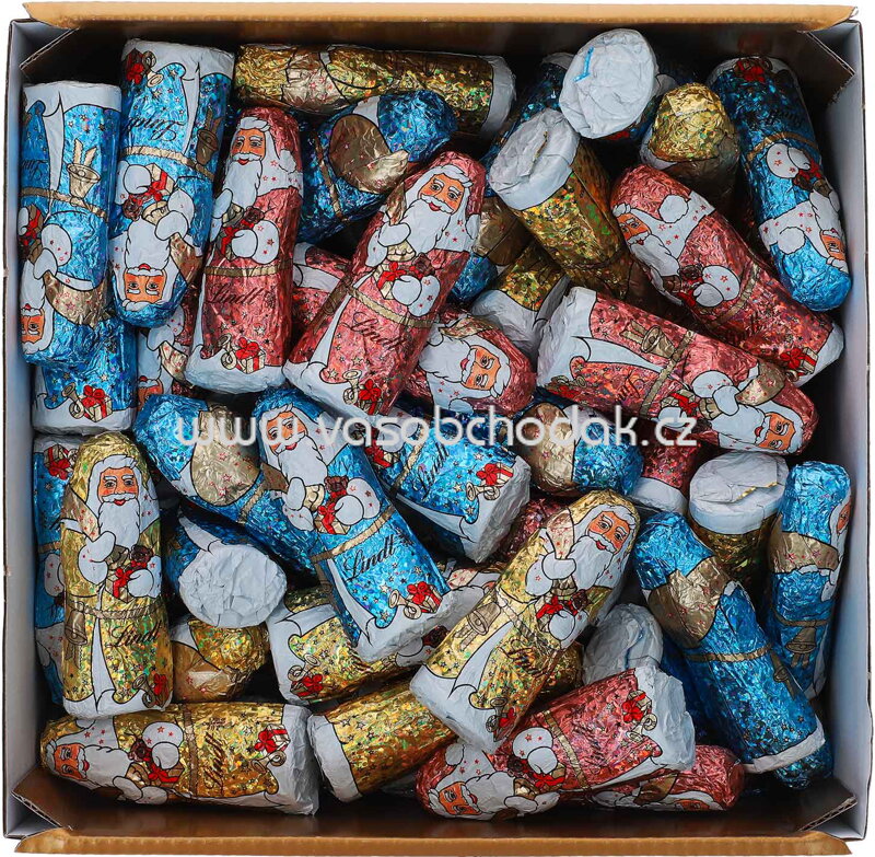 Lindt Mini-Santa Glamour, 100x10g, 1 kg