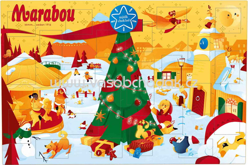 Marabou Adventskalender, 200g