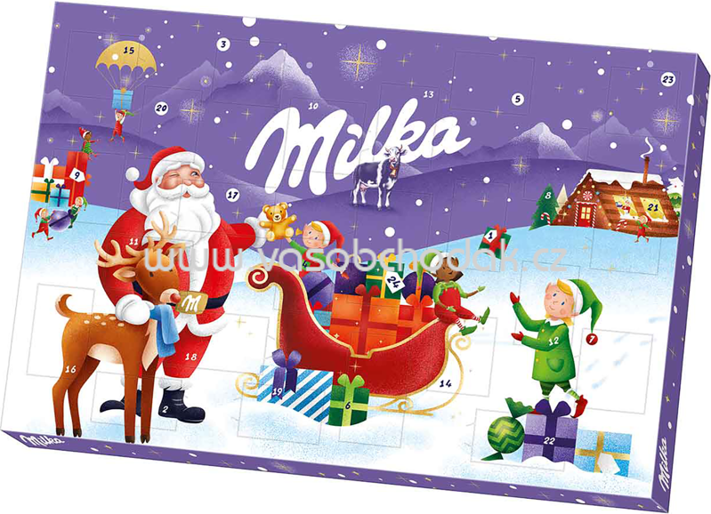 Milka Adventskalender, 200g (santa u saní)
