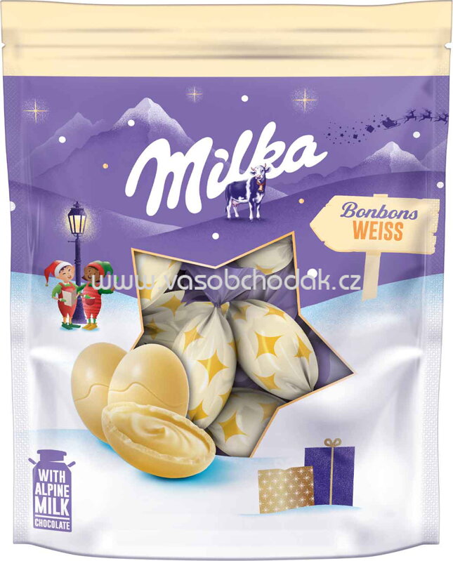 Milka Bonbons Weiß, 90g Milka Bonbons Weiß, 90g