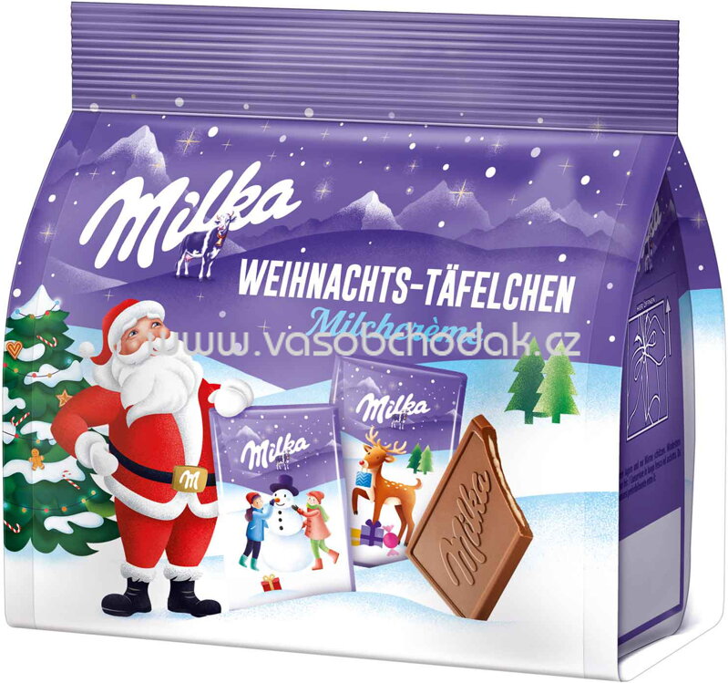 Milka Weihnachts-Täfelchen Milchcrème, 150g Milka Weihnachts-Täfelchen Milchcrème, 150g