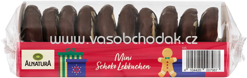 Alnatura Mini-Schoko-Lebkuchen, 140g Alnatura Mini-Schoko-Lebkuchen, 140g