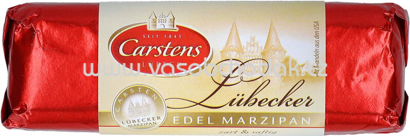 Carstens Lübecker Edelmarzipan Brot, 125g