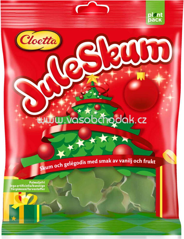 Cloetta Juleskum Grantræer, 100g