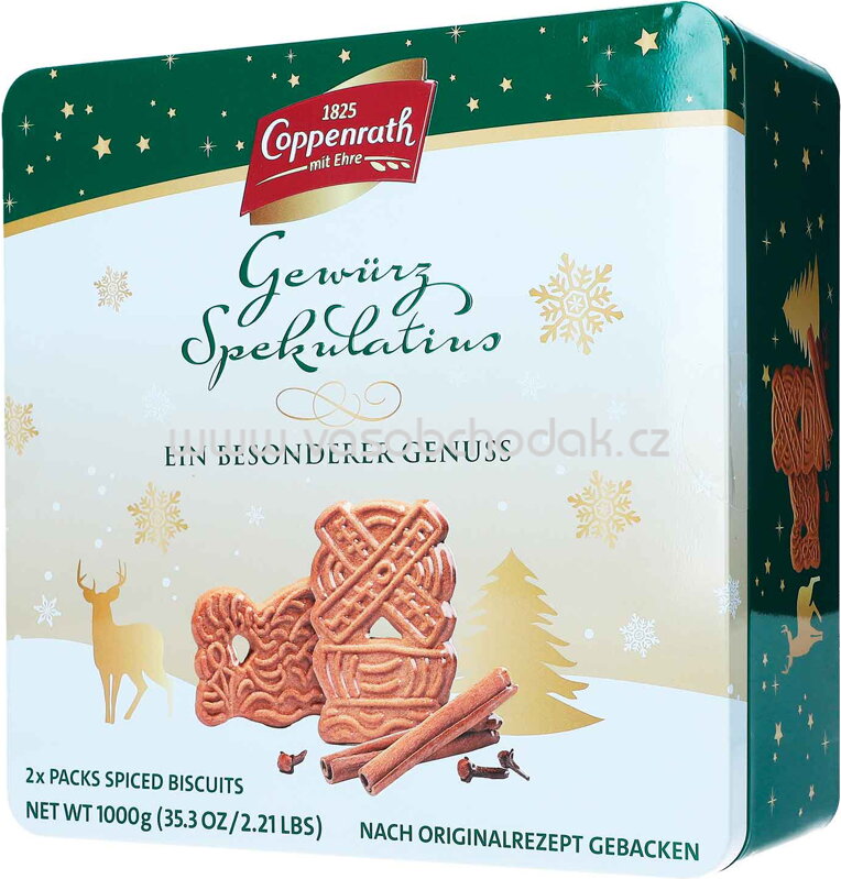 Coppenrath Gewürz-Spekulatius Dose, 1kg Coppenrath Gewürz-Spekulatius Dose, 1kg