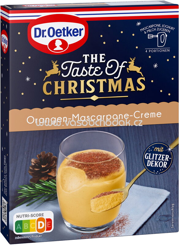 Dr.Oetker The Taste Of Christmas Orangen Mascarpone Creme, 52g Dr.Oetker The Taste Of Christmas Orangen Mascarpone Creme, 52g