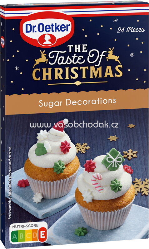 Dr.Oetker The Taste Of Christmas Sugar Decorations, 11g Dr.Oetker The Taste Of Christmas Sugar Decorations, 11g