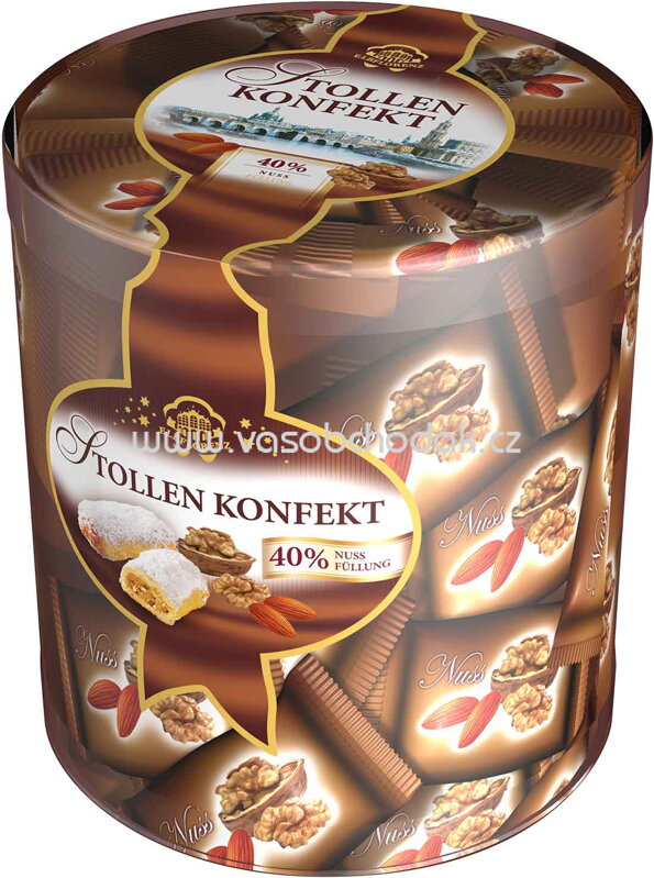 Elbflorenz Stollenkonfekt Nuss, 800g