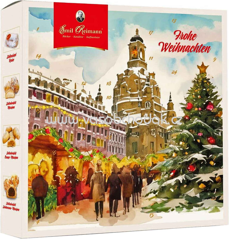 Emil Reimann Stollenkonfekt Adventskalender, 600g