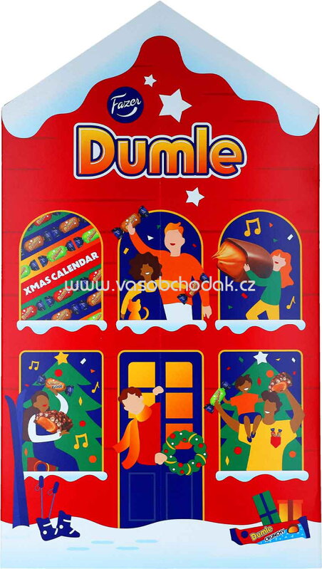 Fazer Dumle Christmas Adventskalender, 225g