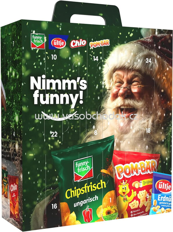Funny-Frisch Snack Adventskalender, 810g Funny-Frisch Snack Adventskalender, 810g
