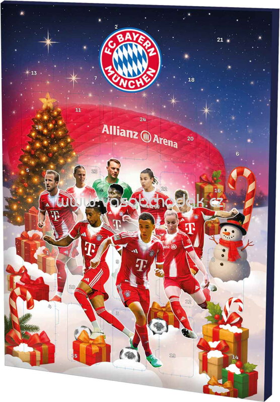 Hachez FC Bayern München Adventskalender, 180g