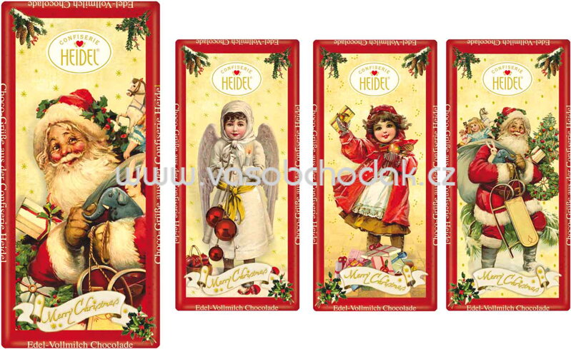 Heidel Weihnachts-Nostalgie Choco-Grüße, 30g