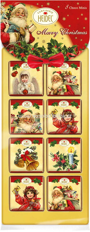 Heidel Choco Minis Weihnachts Nostalgie, 8 St, 40g Heidel Choco Minis Weihnachts Nostalgie, 8 St, 40g