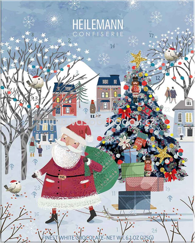 Heilemann Kinder Adventskalender, 175g (santa)