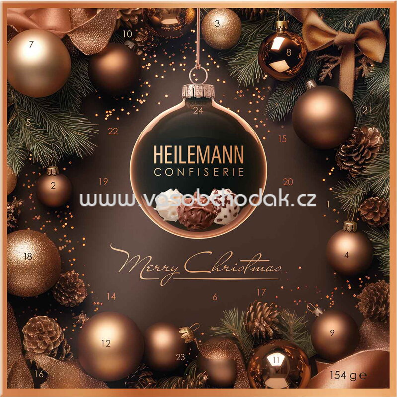 Heilemann Tisch Adventskalender Mini-Pralinés, 154g
