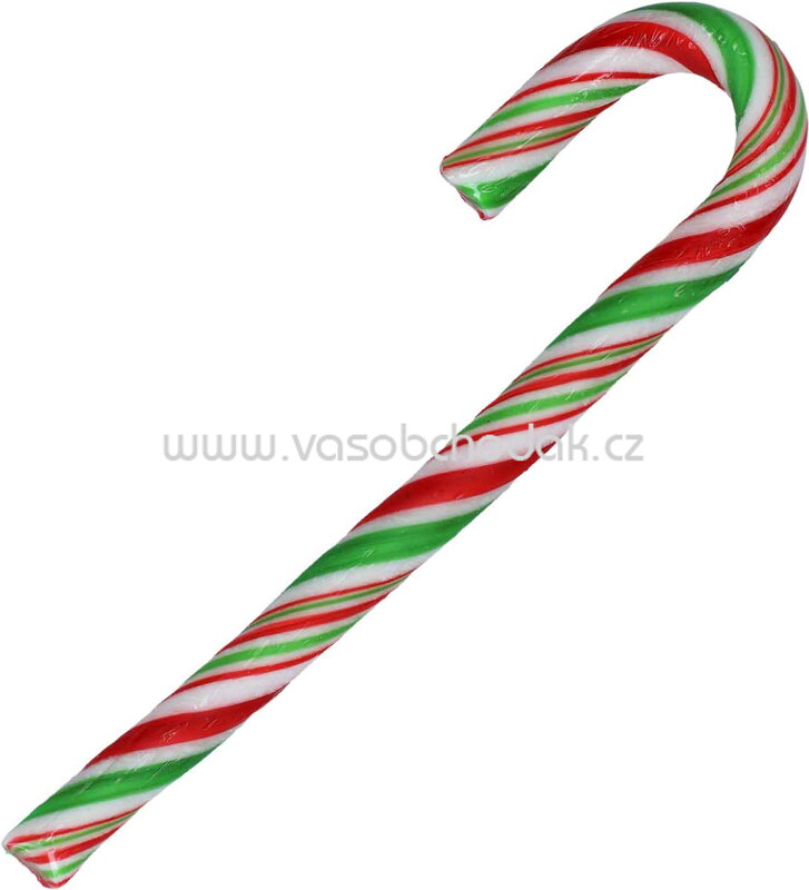 Holland Foodz Zuckerstange 17cm rot-weiß-grün, 28g Holland Foodz Zuckerstange 17cm rot-weiß-grün, 28g