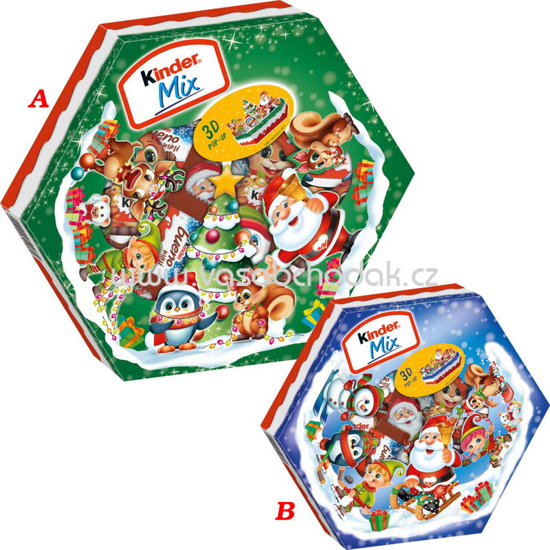 Kinder Maxi Mix Weihnachtsteller, 143g
