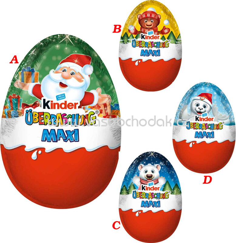 Kinder Überraschung Maxi Weihnachten, 100g
