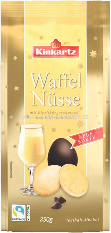 Kinkartz Waffelnüsse Eierlikör, 250g Kinkartz Waffelnüsse Eierlikör, 250g