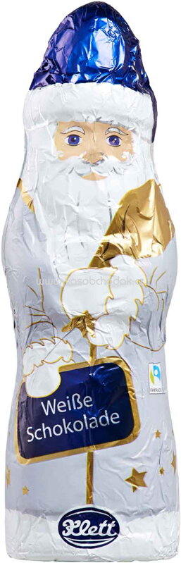 Klett Premium-Weihnachtsmann Weiße Schokolade, 130g