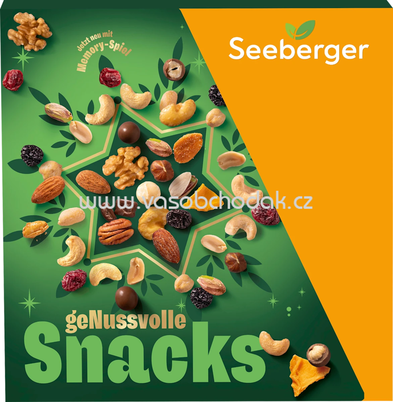 Seeberger Adventskalender 2025 - 24 geNUSSvolle Snacks, 645 g Seeberger Adventskalender 2025 - 24 geNUSSvolle Snacks, 645 g
