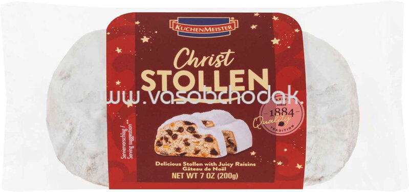KuchenMeister Christstollen, 200g KuchenMeister Christstollen, 200g