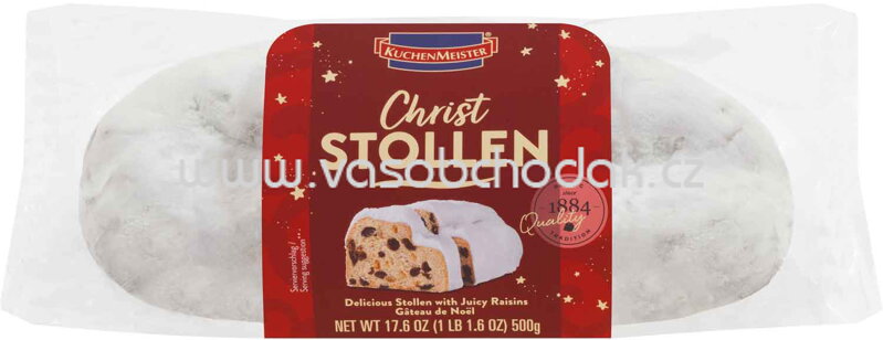 KuchenMeister Christstollen, 500g KuchenMeister Christstollen, 500g