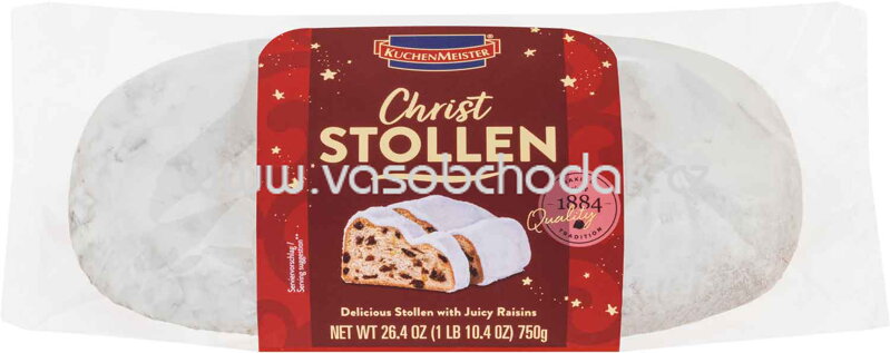 KuchenMeister Christstollen, 750g KuchenMeister Christstollen, 750g