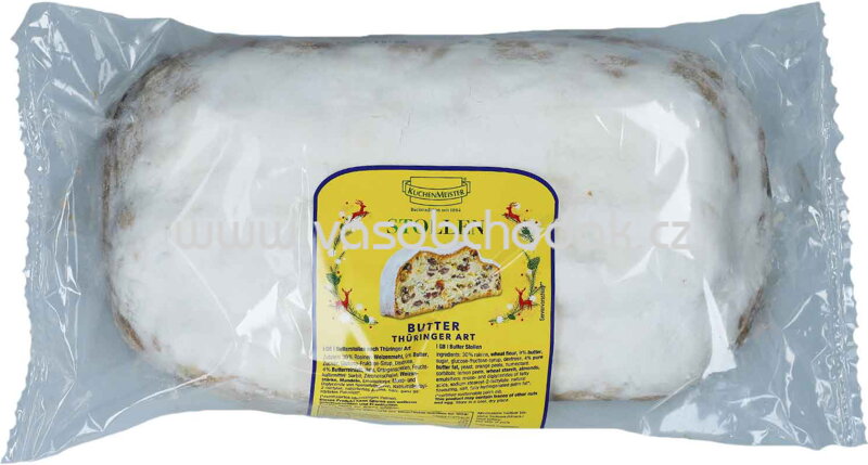 KuchenMeister Stollen Butter Thüringer Art, 1kg KuchenMeister Stollen Butter Thüringer Art, 1kg