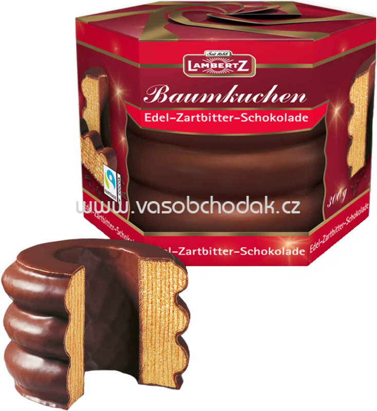 Lambertz Baumkuchen Zartbitter, 300g Lambertz Baumkuchen Zartbitter, 300g