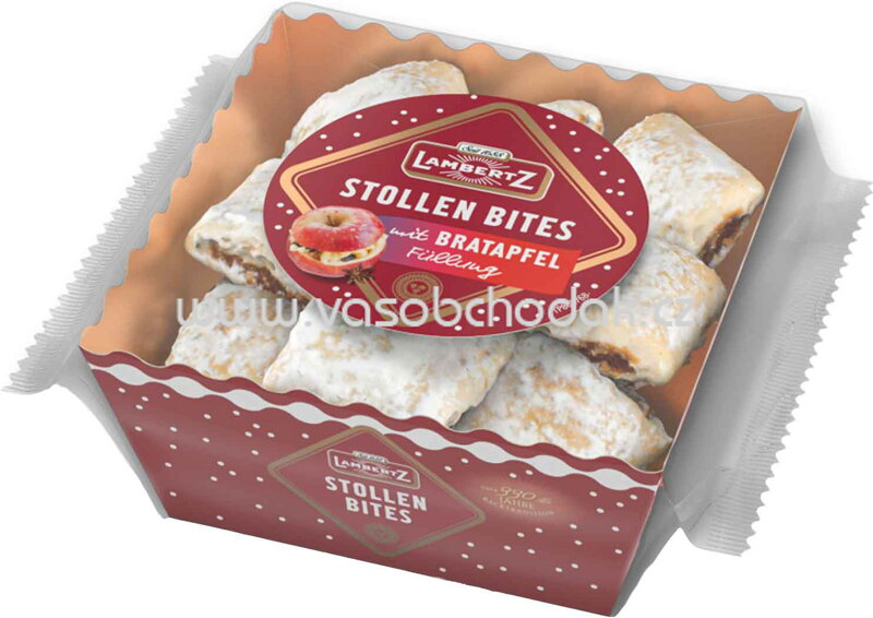 Lambertz Stollen Bites Bratapfel, 350g Lambertz Stollen Bites Bratapfel, 350g