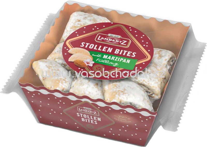 Lambertz Stollen Bites Marzipan, 350g Lambertz Stollen Bites Marzipan, 350g
