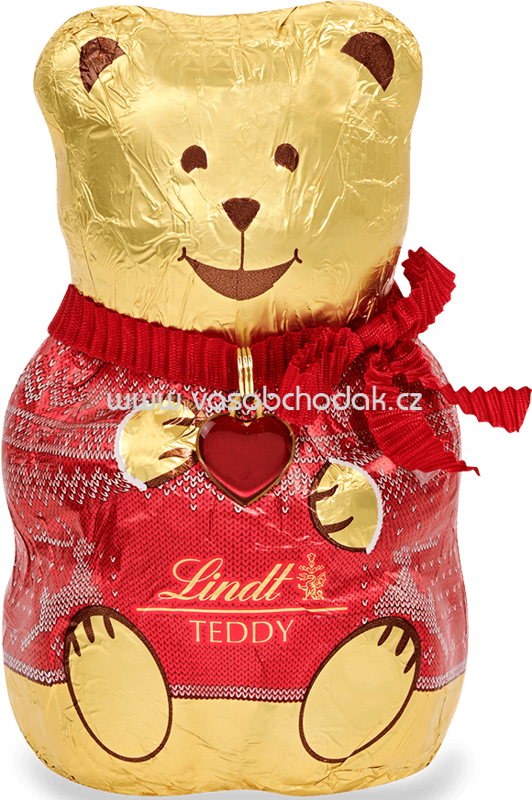 Lindt Teddy Pullover, Rot & Rosa, 100g
