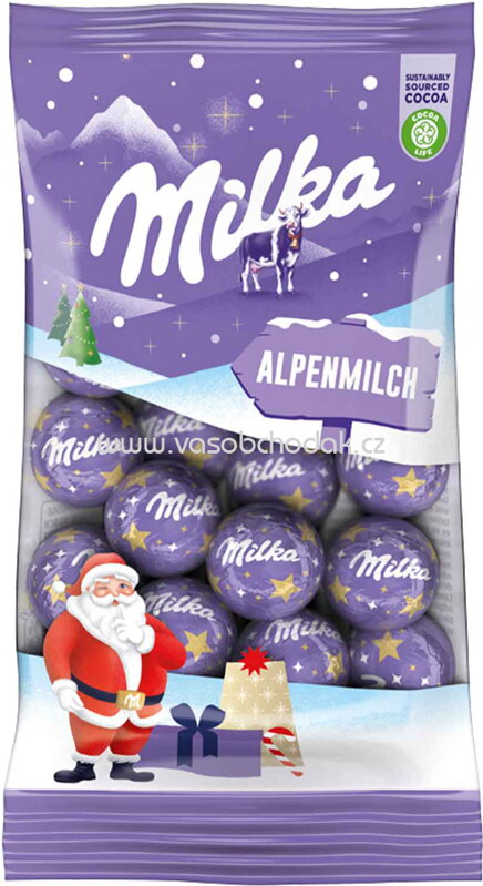Milka Weihnachts-Kugeln Alpenmilch, 100g Milka Weihnachts-Kugeln Alpenmilch, 100g