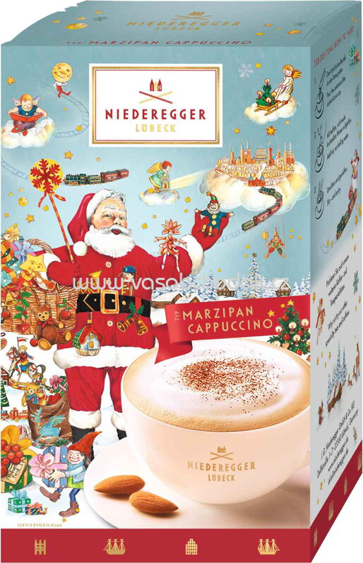 Niederegger Cappuccino Typ Marzipan Grasso, 10 St, 220g