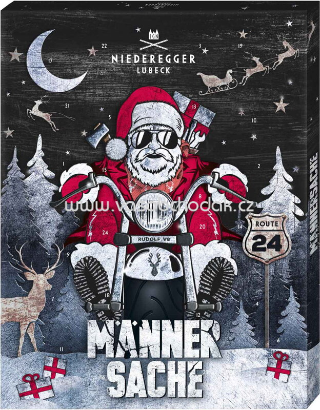 Niederegger Lübeck Adventskalender Männersache, 300g