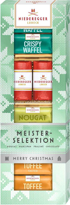Niederegger Meister-Selektion Merry Christmas, 100g