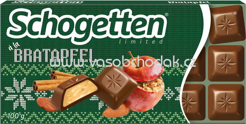 Schogetten à la Bratapfel, 100g Schogetten à la Bratapfel, 100g