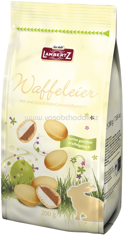 Lambertz Waffeleier unschokoliert, 200g