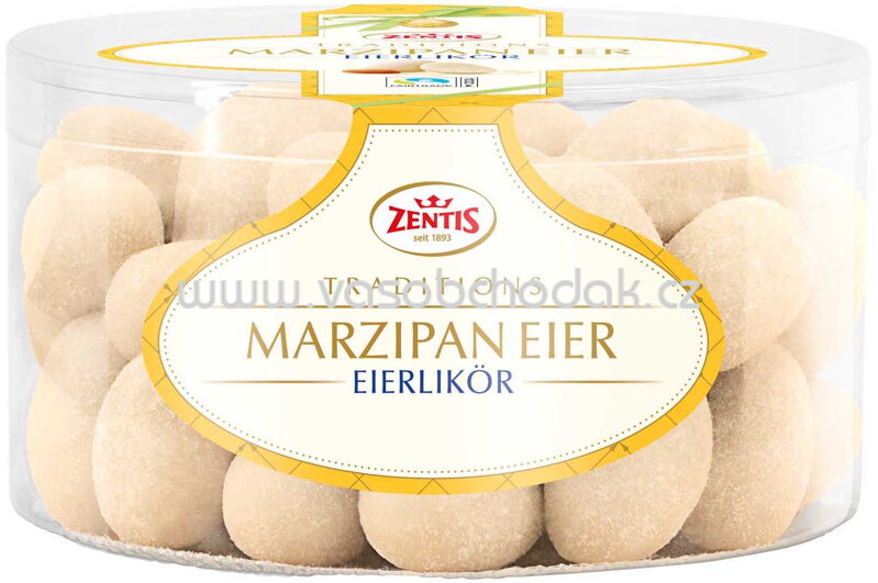 Zentis Marzipan-Eier Eierlikör, 500g