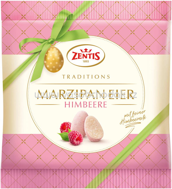 Zentis Marzipan-Eier Himbeere, 125g