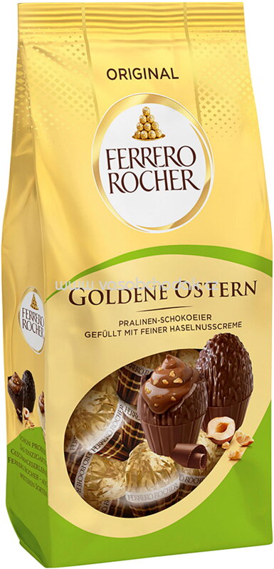 Ferrero Rocher Goldene Ostern Pralinen-Schokoeier Milchschokolade, 90g