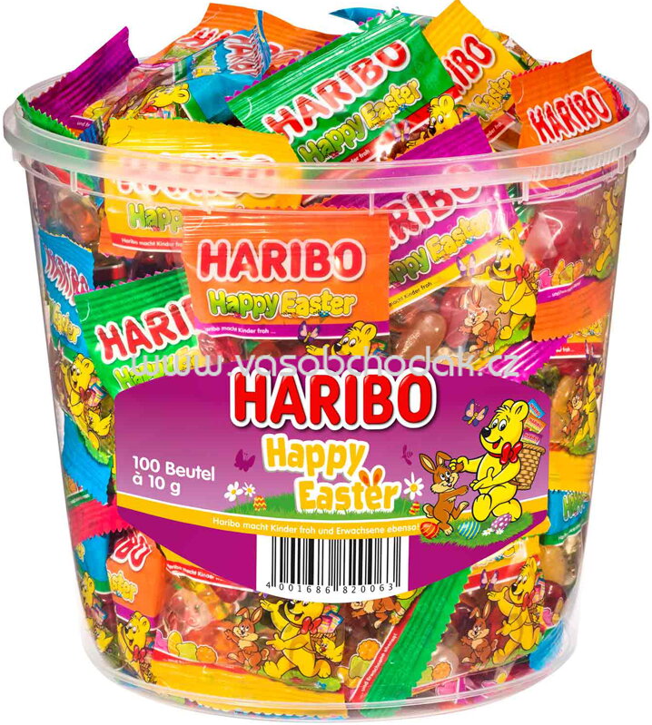 Haribo Happy Easter Minis, Dose, 100 St, 1 kg