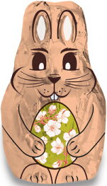 Heilemann Osterhäschen gefüllt mit Nougat, 10g